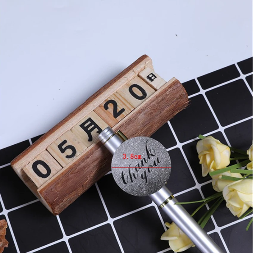 

120pcs/Lot Galaxy gray Thank You Gray Round Kraft Paper Adhesive Cake Packaging DIY For Gift Sealing Sticker