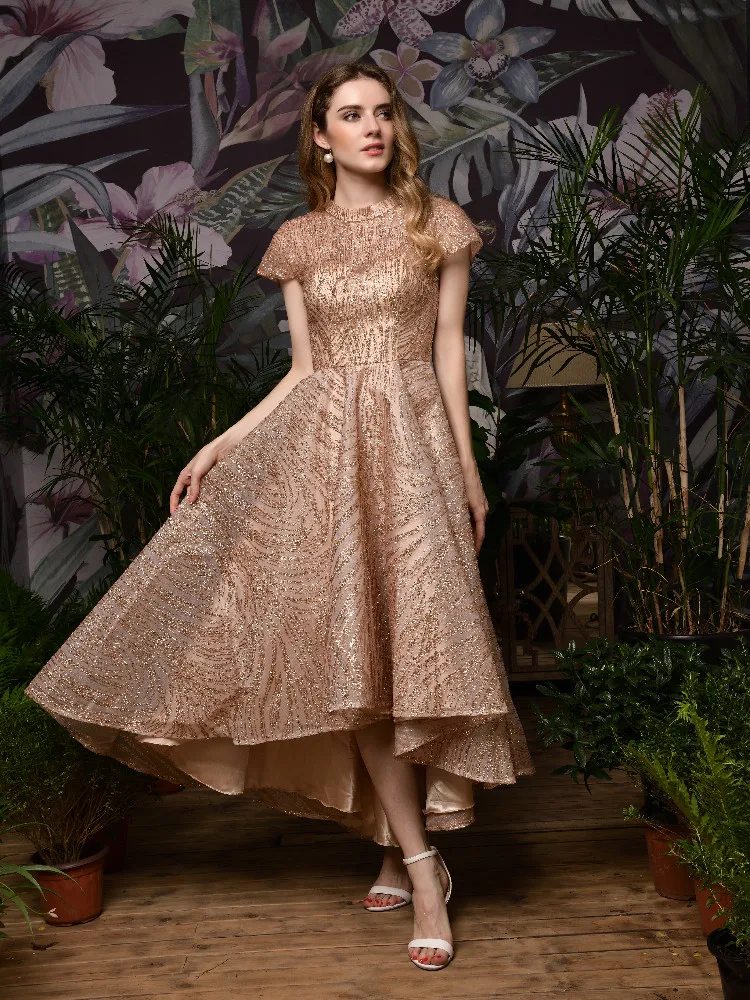 2019 New Evening Dress Cap sleeve button Velvet fabric Burgundy lace up Party Gowns | Свадьбы и торжества