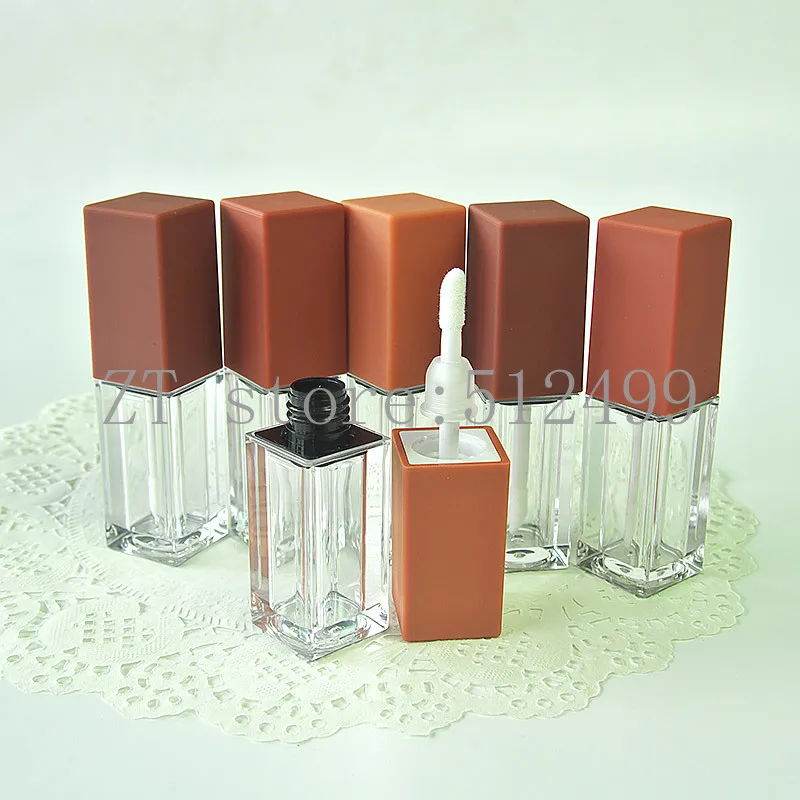 

40pcs/lot 5ML Portable High Class Plastic Lip Gloss Tube,Empty DIY Elegant Liquid Lipstick Refillable Bottle, Beauty Makeup Tool