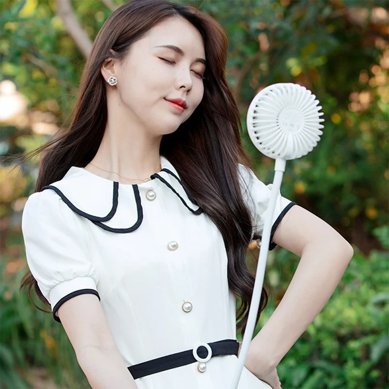 

Handheld Fan Portable Mini Clip on Fan with Rechargeable Battery , Stroller Fans with Flexible Neck,Neck Fan