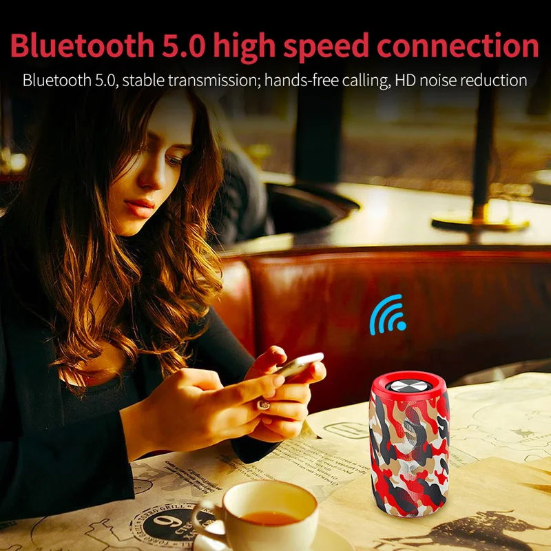 Bluetooth Колонка ZEALOT S32 портативная Водонепроницаемая Беспроводная колонка с