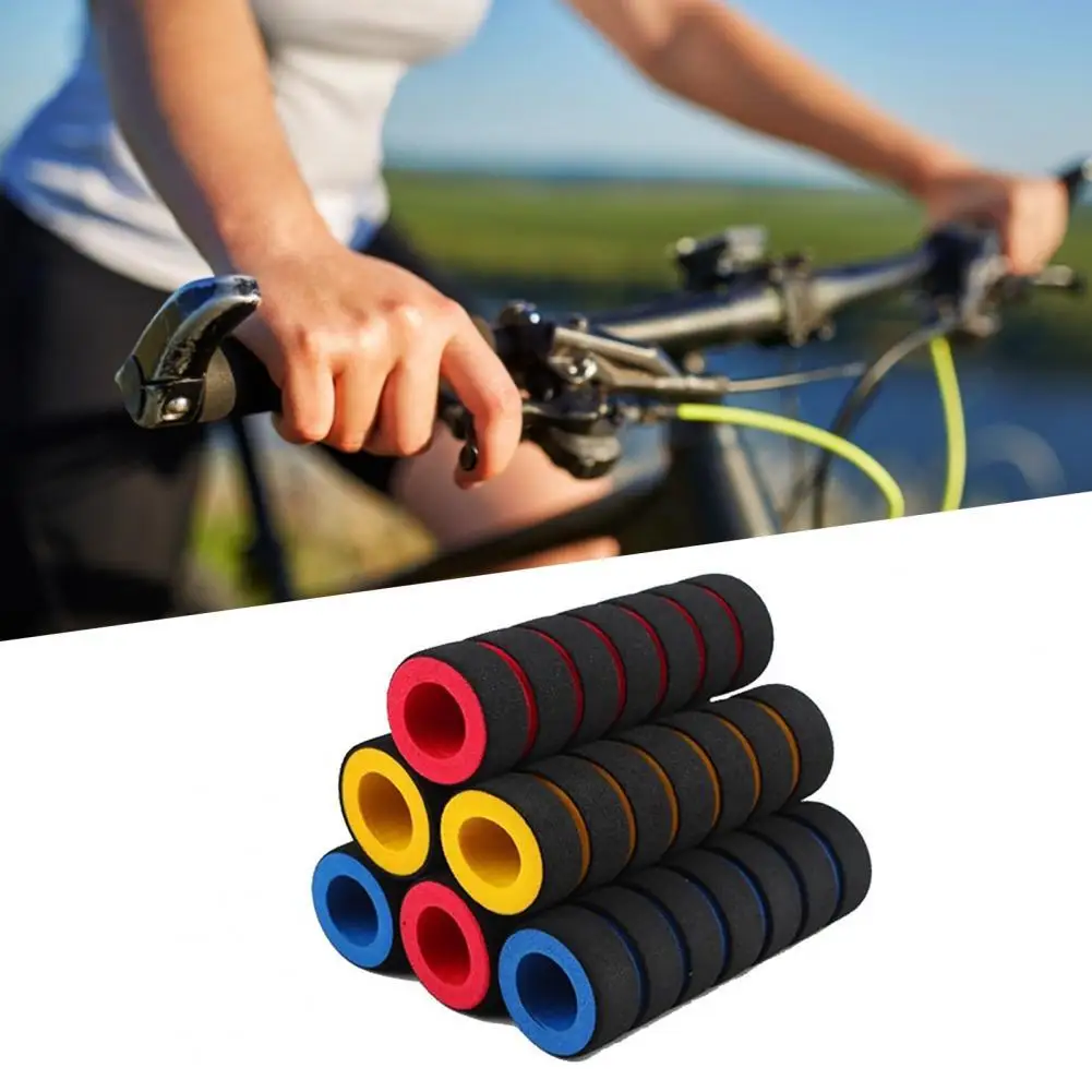 

2Pcs/1Pair Bike Racing Bicycle Motorcycle Handle Bar Foam Sponge Grip Cover Non-slip MTB Bicycle Handlebar Grips Dropshipping
