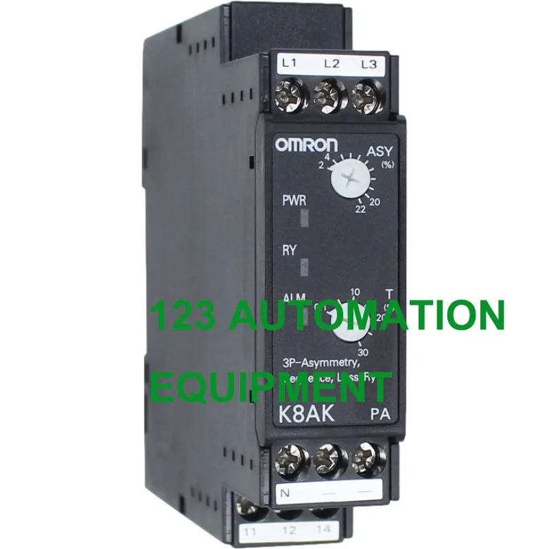 

Authentic new OMRON K8AK-TH11S PM1 PM2 PA2 PW2 PH1 AS2 Phase Sequence Protection Relay