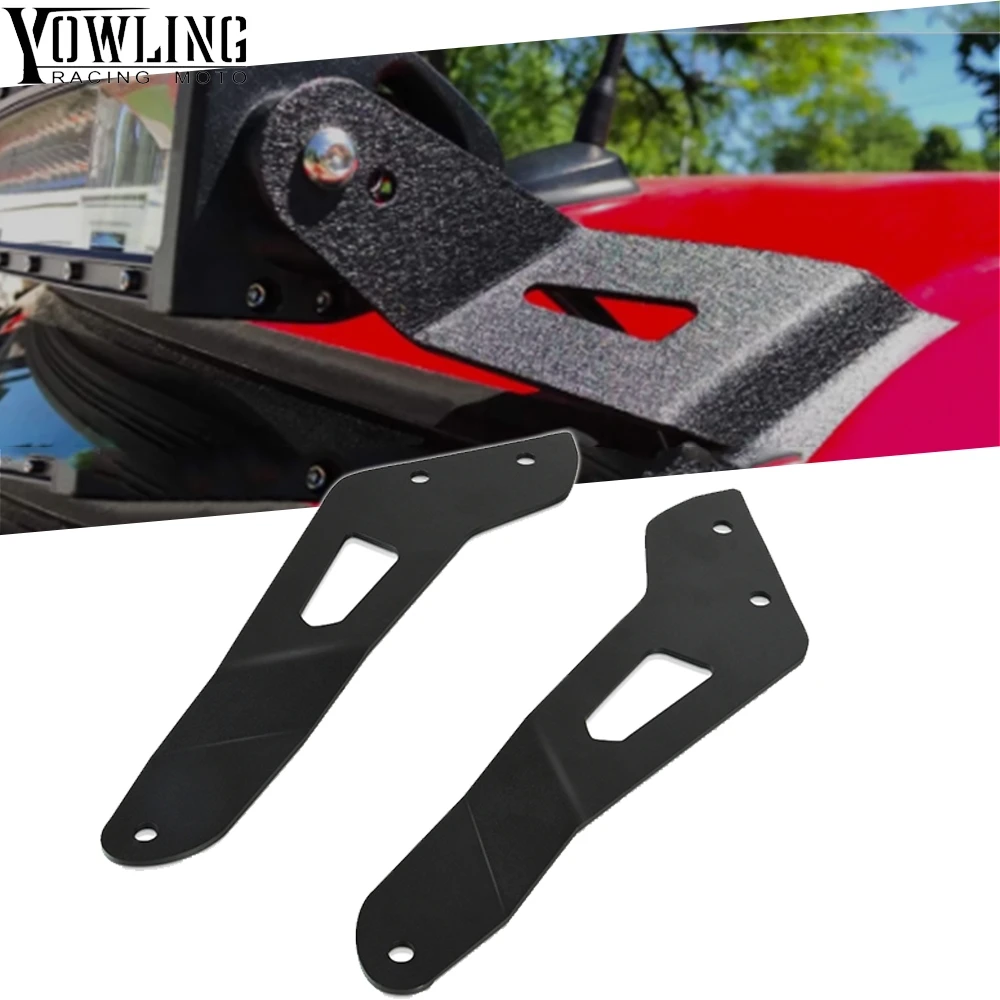 LED Light Bar Mounting Bracket at Upper Windshield Roof For Bombardier Can Am Maverick X3 2017 2018 2019 ATV Accessories Parts