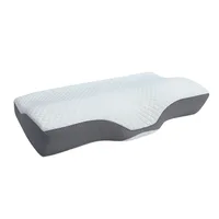 60x34cm Butterfly Shaped Pillow Memory Foam Orthopedic Pillows Neck Shoulder Pain Relief Support Stomach Side Sleepers Cushions