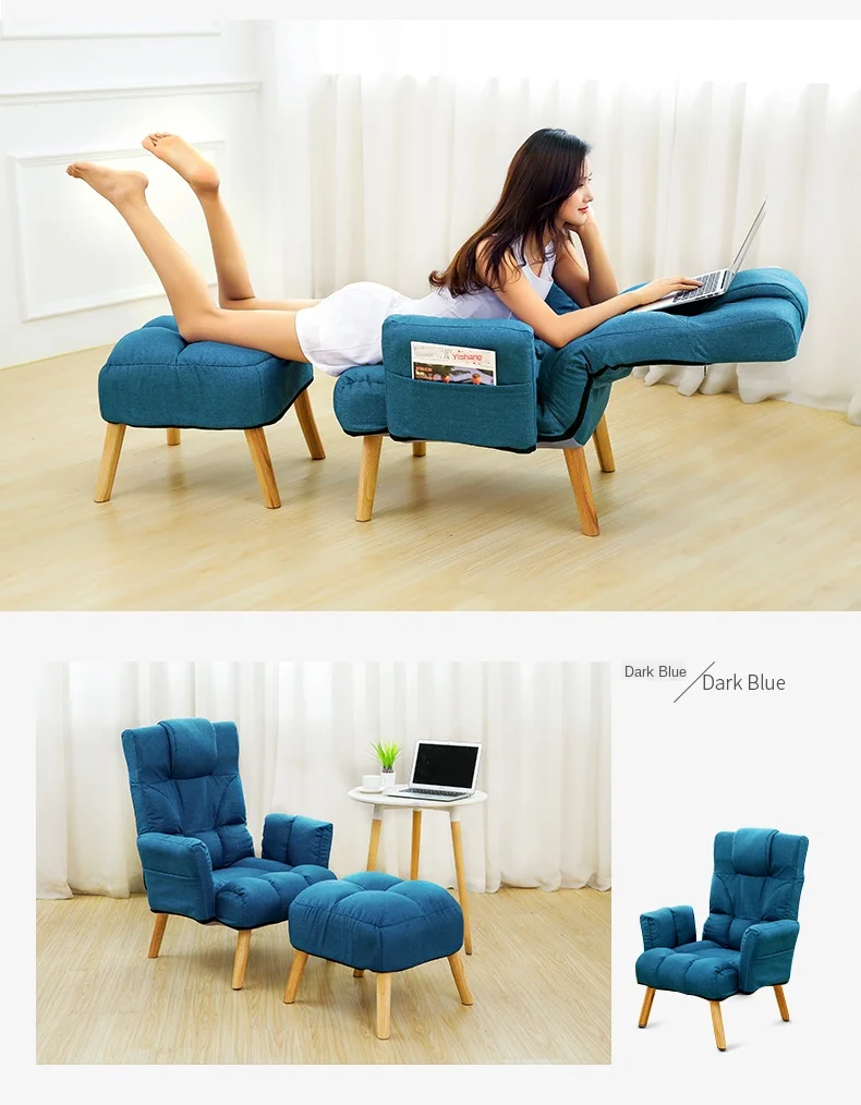 Многофункциональное складное кресло в японском стиле с татами одиночное ткань