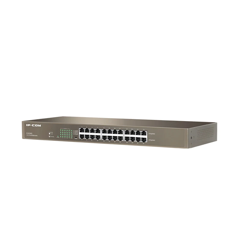 IPCOM G1024G 24 портовый 1000M гигабитный сетевой коммутатор автоматический MDI/MDI X