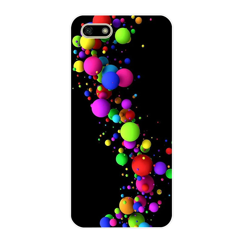 64AA Блестящий граффити Мягкий Силиконовый ТПУ чехол для телефона Huawei Honor 7A PRO 5 45 7 7C