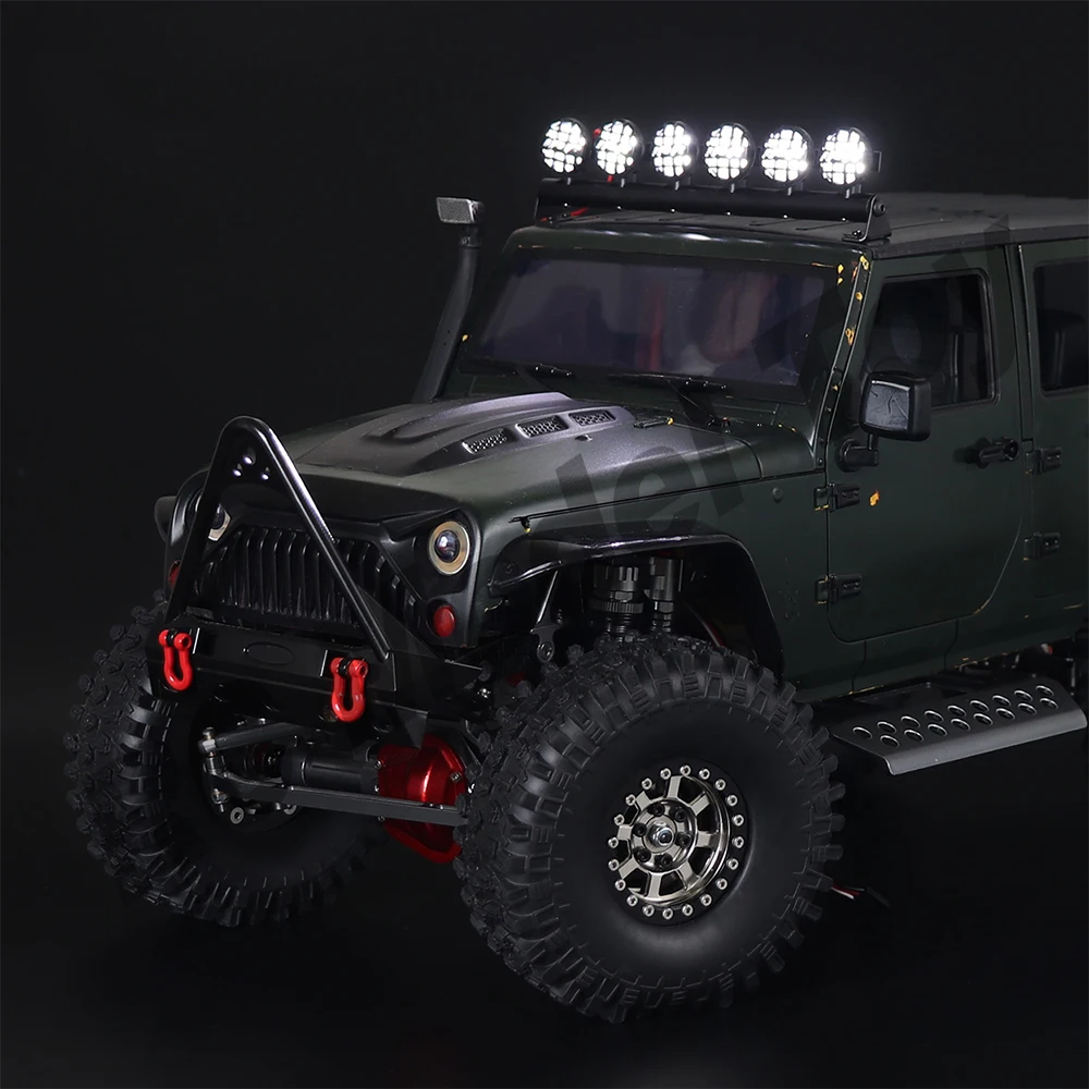 RC лампа для крыши автомобиля светодиодный светильник бар 1/10 Гусеничный осевой