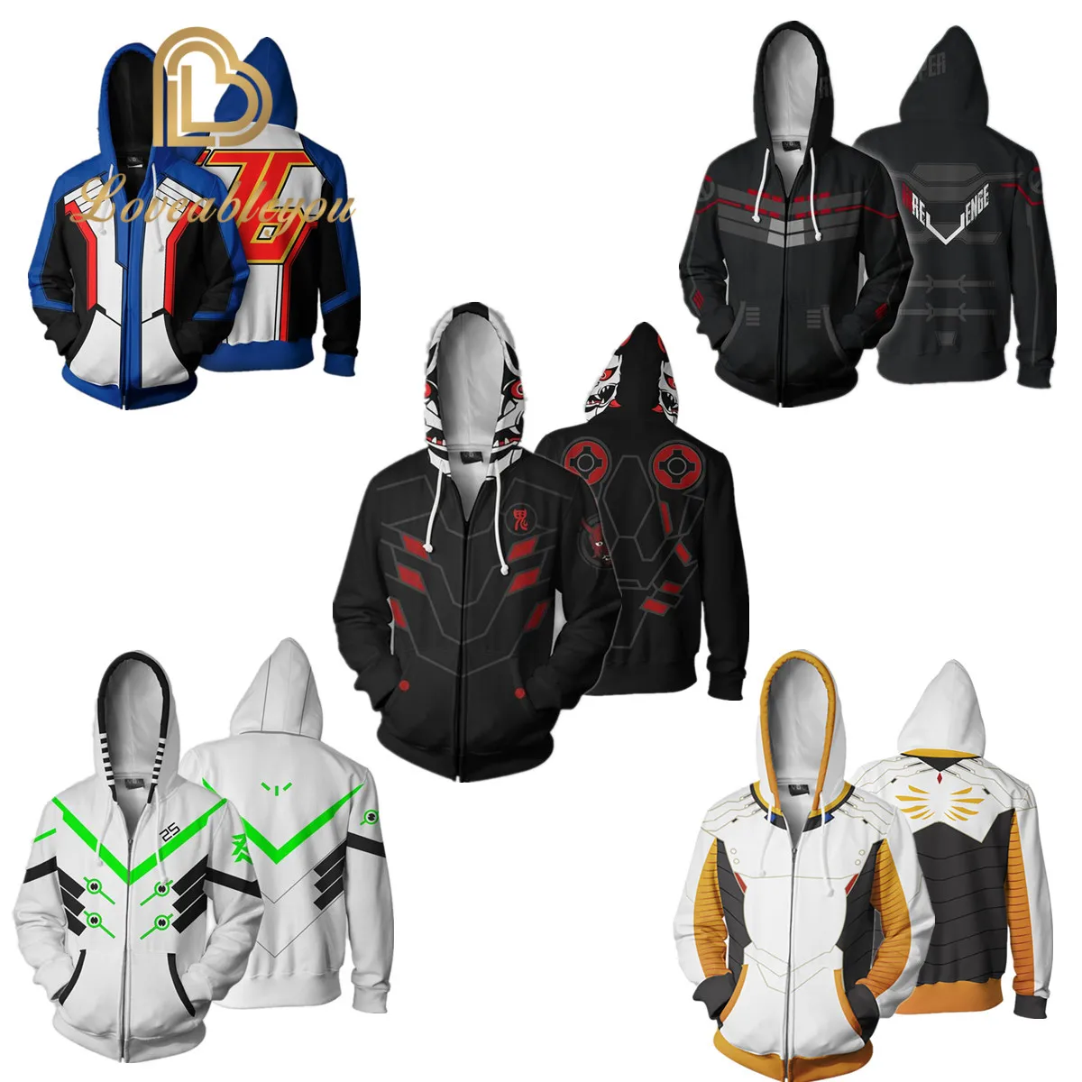 

Unisex Sweatshirt Game Player Costumes Men Women Hoodies SOLDIER 76 Jack Morrison Pullover Tops Streetwear Coat Jackets