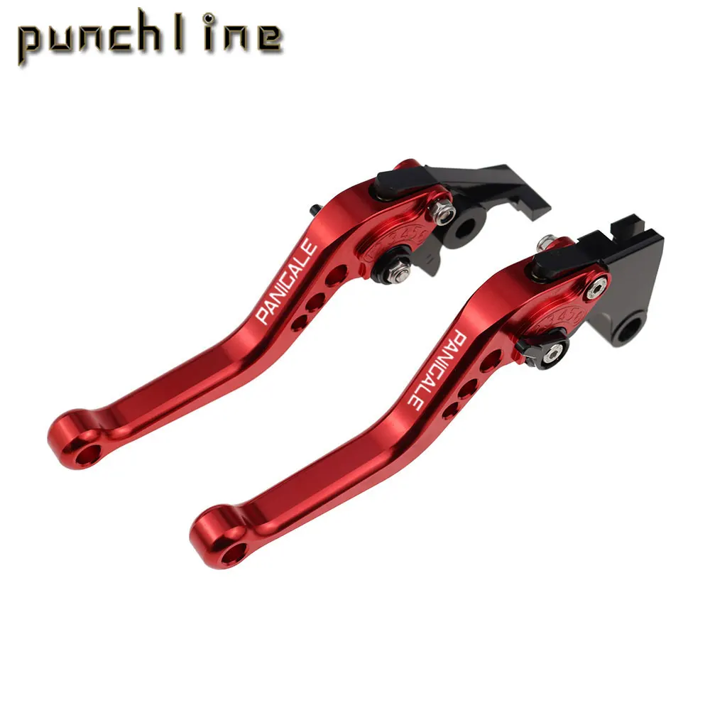 

Fit For 1299 Panigale/S/R 1199 Panigale/S/R/Tricolor Motorcycle CNC Accessories Short Brake Clutch Levers Adjustable Handle Set