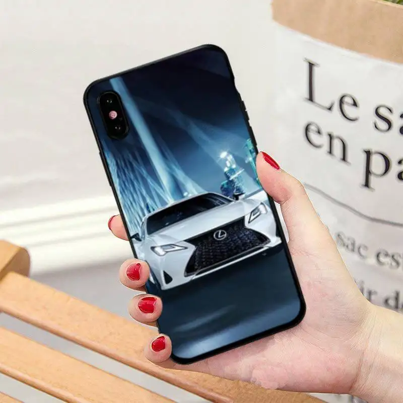 

Black Soft Silicone Luxury LEXUS Sports Cool Car Phone Cases For HUAWEI P20 30 40 Pro Mate20 30 40Pro Honor8X 20 10i 10lite