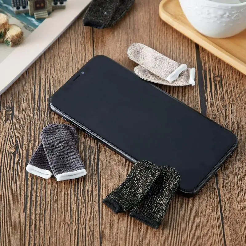 20 шт. рукав для пальцев дышащий мобильный игра палец сенсорный триггер PUBG игры