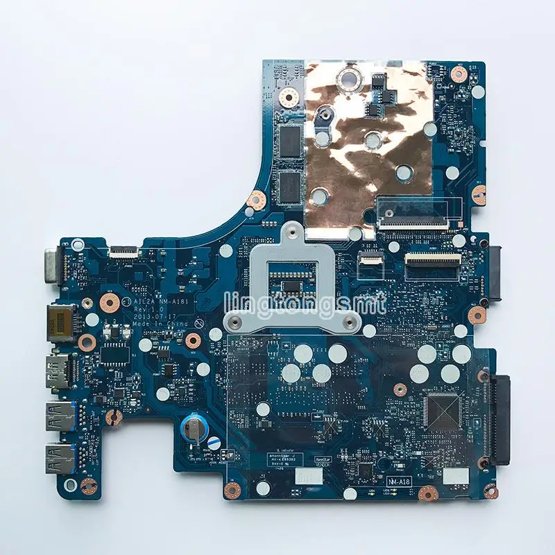 

Free Shipping New New AILZA NM-A181 motherboard For Lenovo Z510 laptop motherboard PGA947 ( For intel I3 I5 I7 CPU ) Test OK