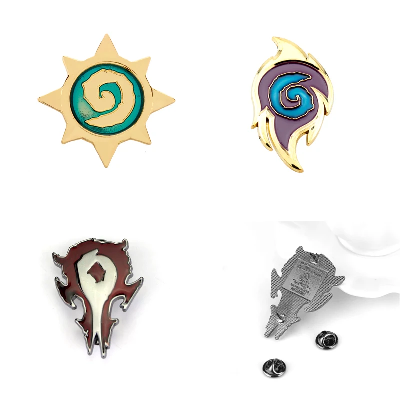 Dongsheng ювелирные изделия игра HearthStone Horde значок Броши Эмаль лацкан булавка рюкзак