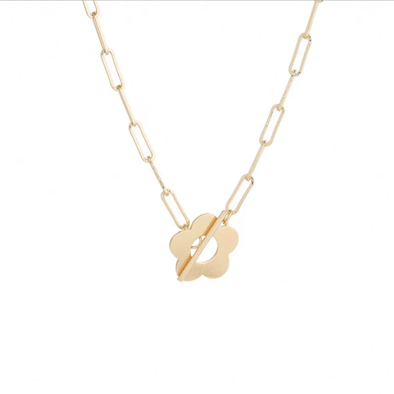 

Hyuna Wind Small Flower Necklace Daisy Clavicle Chain Flower Necklace Chain Fashion All-match Womens Holiday Gift Party Jewelry