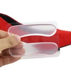 1 пара каблук После пальцев ног, накладки для облегчения боли при помощи мягкой аксессуары обуви со съемным подкладом; Силиконовая подушка защитный гель массаж предотвратить резиновая горячая распродажа