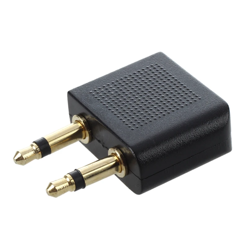 3.5 mm x 3 5 Aircraft Airline Travel Headphone Jack o Adapter |