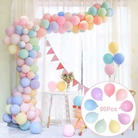1 set pastel rainbow balloons arch garland macaron candy latex balloon globos for baby shower decor unicorn themed party supplie