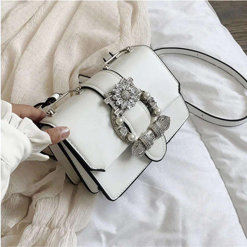 

Fashion Designer Famous Bags For Women Designer Diamond Lock Bags Quality PU Leather Women Handbags Elegant Lady Shoulder bags
