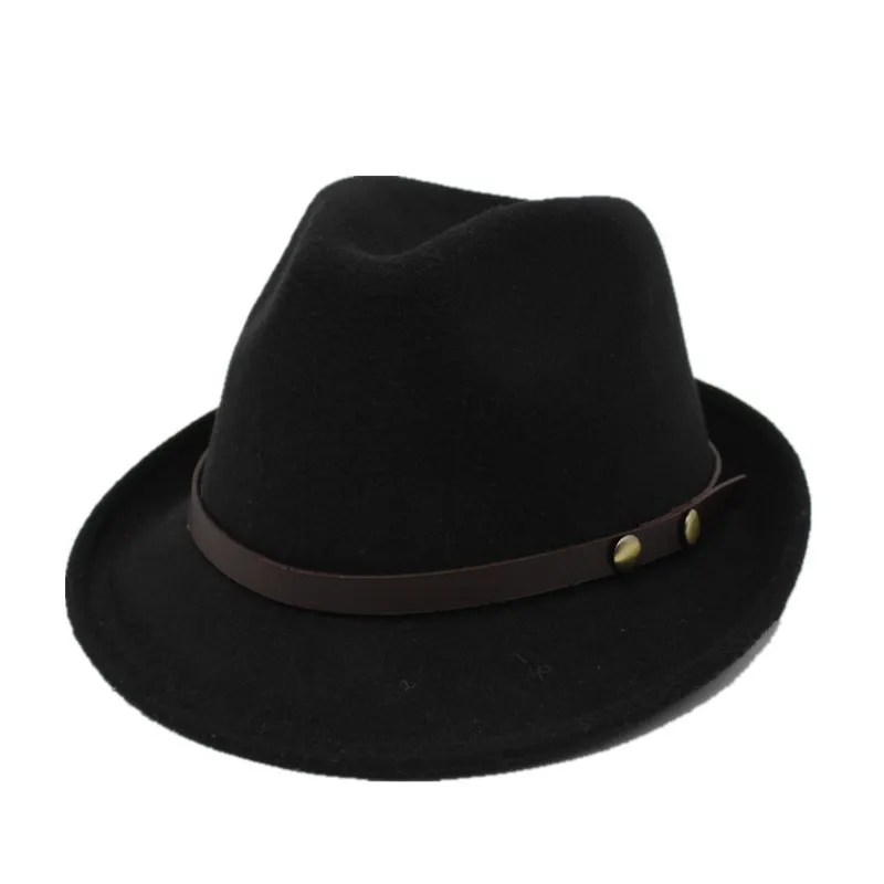 OZyc шерсть для женщин и мужчин Chapeau Femme Fedora шляпа для джентльмена сомбреро Элегантная Леди Трилби церковный Дерби Клош солнцезащитная Кепка