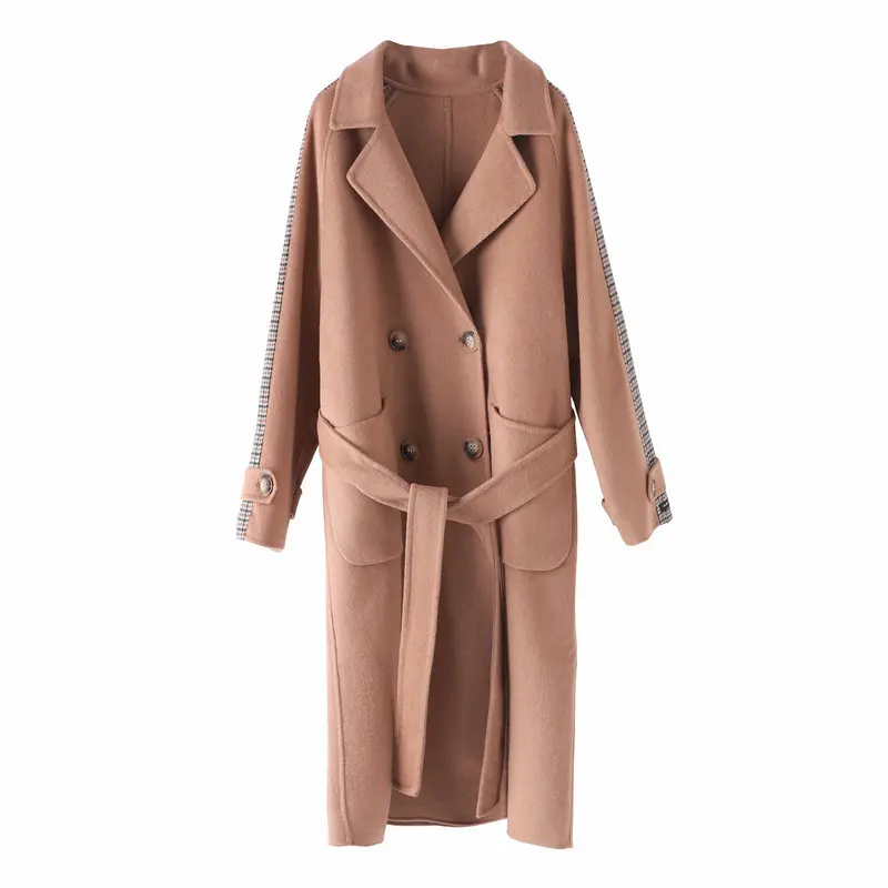 

Double-sided cashmere long double-sided overcoat women 2020 autumn and winter new coat
