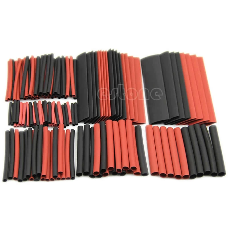 

Набор термоусадочных трубок 2:1 из полиолефина, 150 шт.