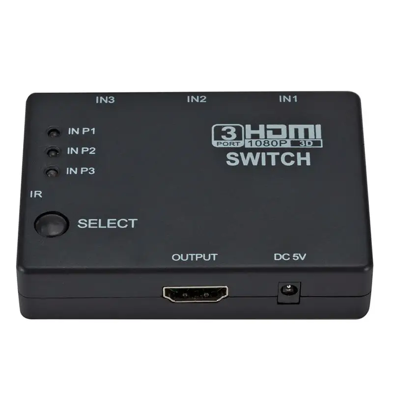 HDMI 3 порта Переключатель сплиттер концентратор с удаленным 1080p для PS3 PS4 Xbox One HDTV |