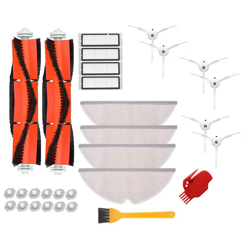 

Promotion!Robot Vacuum Cleaner Main Brush HEPA Filter Cleaning Cloth Accessories For Millet 1/2 Roborock S50 S51 S55 Vacuum Patr