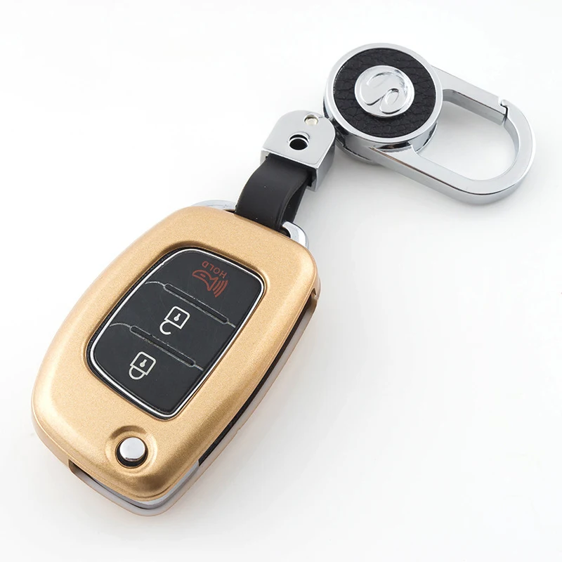 

Car Key Cover Case Protection Shell For Mistra Hyundai Solaris ix35 ix45 Verna Santa Ring Auto Accessories Protector Key Covers