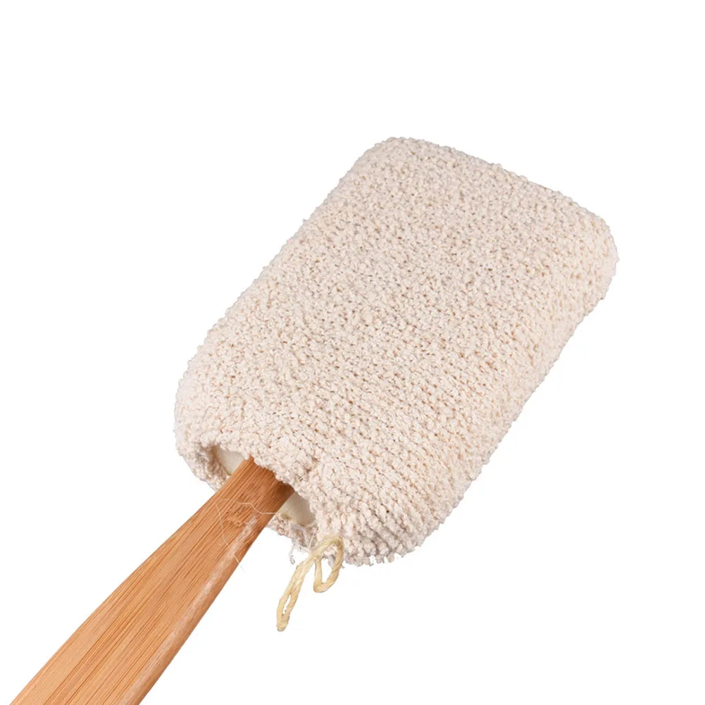 Сухая кожа нескользящий душ портативная очистка спины скруббер длинная ручка