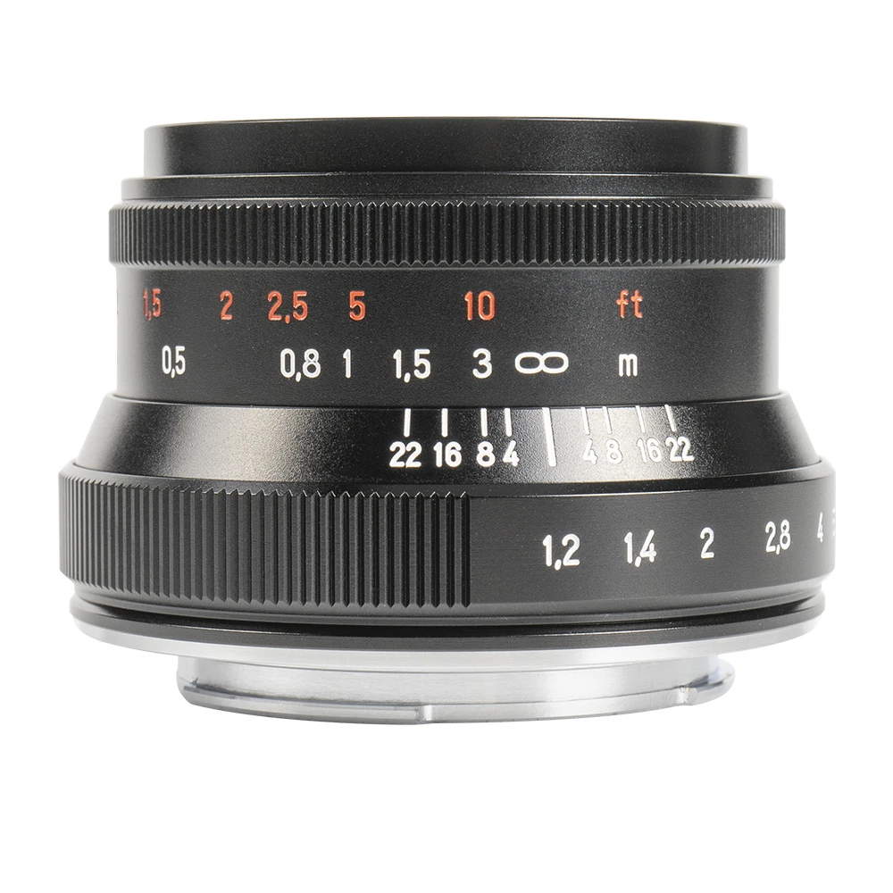 Объектив 7artisans 35 мм F1.2 II Portrait Для беззеркальных камер Fuji X Sony E Canon EF M EOS-M Nikon Z M4/3 mount