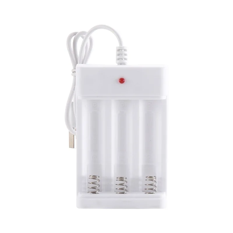 

Universal USB charger Output 3 Slot Battery Charger Adapter For AA / AAA Battery Rechargeable Charge Battery Charging Tools