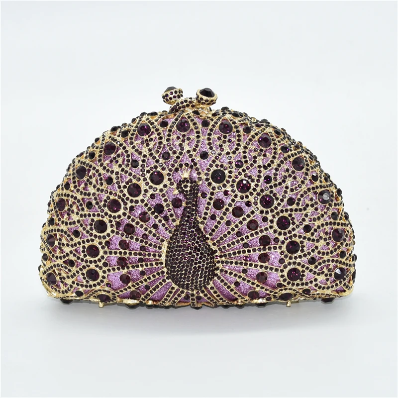 Сумка женская вечерняя с цепочкой и кристаллами разноцветная сумочка-клатч со