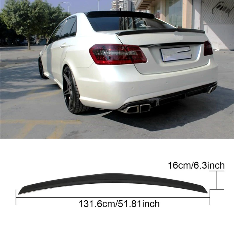 For Benz W212 E200 E250 E300 E350 spoiler ABS Material Car Rear Wing Primer Color Spoiler for 4 doors | Автомобили и мотоциклы