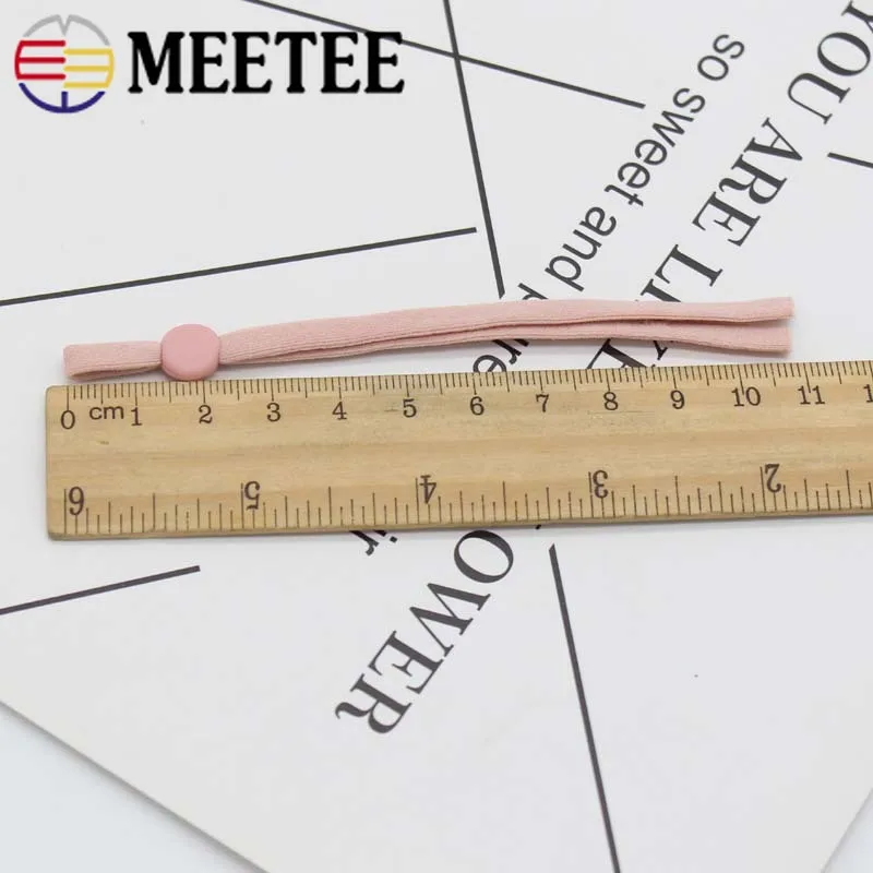 250 шт. 5 мм Ширина эластичная лента Регулировка Висячие уши веревка силиконовая