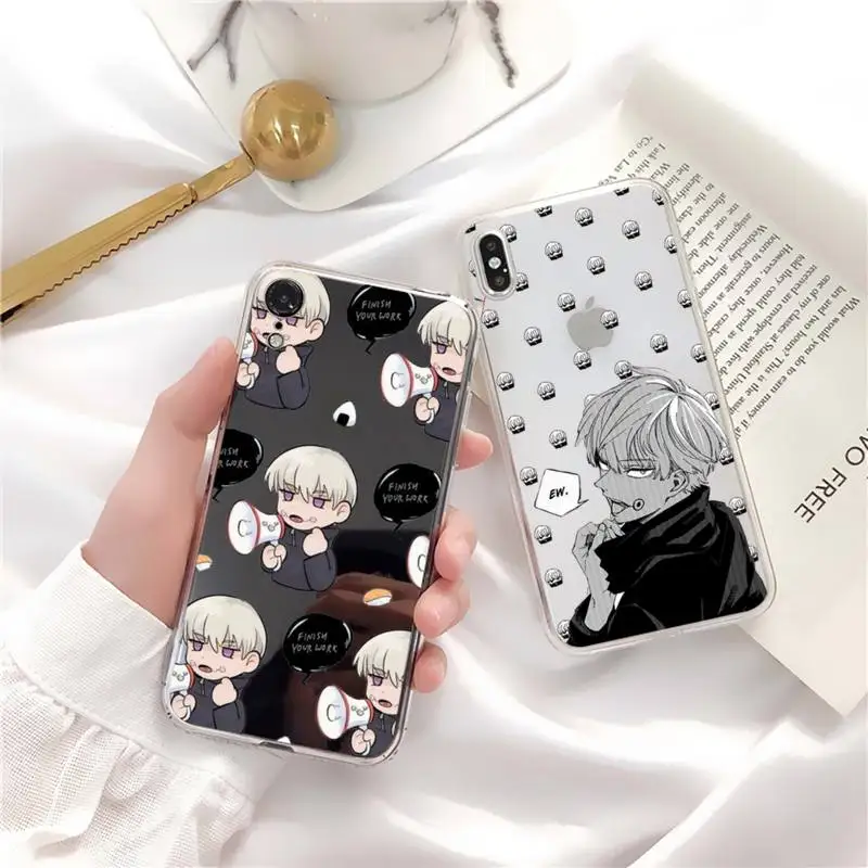 

Jujutsu Kaisen Inumaki Toge Phone Case for iPhone 13 11 12 pro XS MAX 8 7 6 6S Plus X 5S SE 2020 XR cover