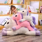 Игрушка плюшевая единорог 40-110 см, мягкая набивная мультяшная мифическое животное, подушка, кукла Пегас, лошадь, высококачественный подарок, Прямая поставка