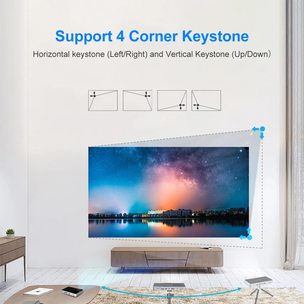 Мини проектор P10 умный карманный портативный Pico с Wi Fi светодиодный DLP лазерный