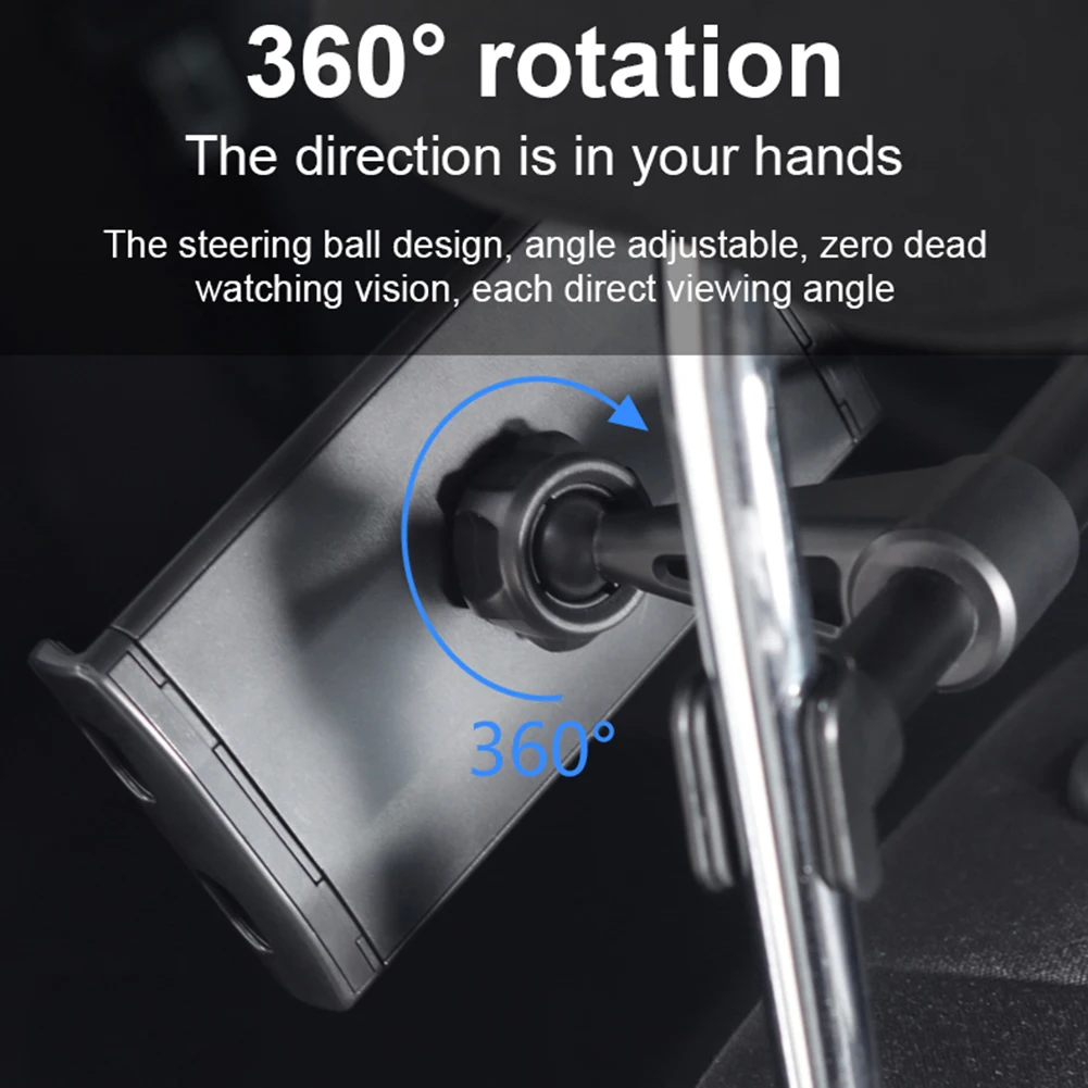 Универсальное крепление на подголовник автомобиля вращение 360 ° регулируемое