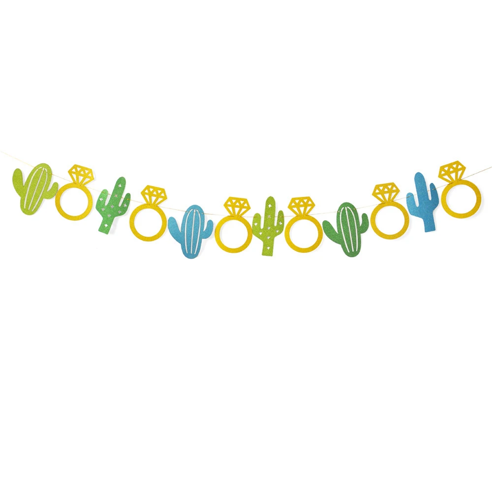 1 шт. кактус фиеста баннер синглы Мексиканская тема для вечеринки украшения