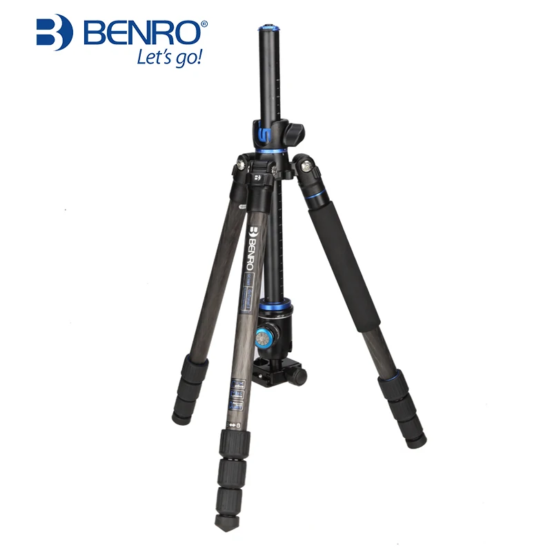 Benro GC168TV1 штатив Углеродные волоконные штативы монопод для камеры с головкой V1 4 секции мешок Максимальная загрузка 14кг DHL Бесплатная доставка
