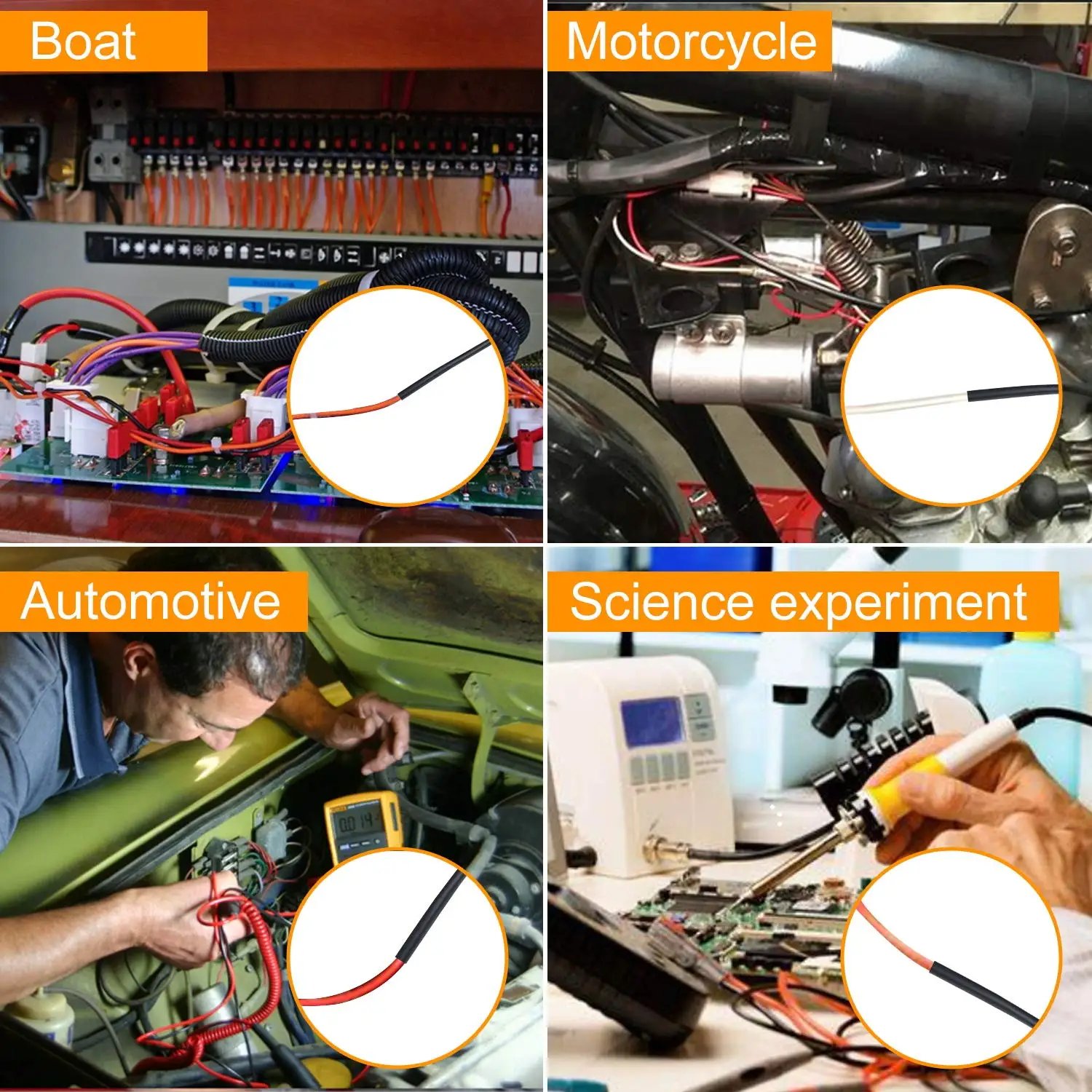 Термоусадочная трубка 328 шт./лот термоусадочная изоляция из ПВХ ассортимент