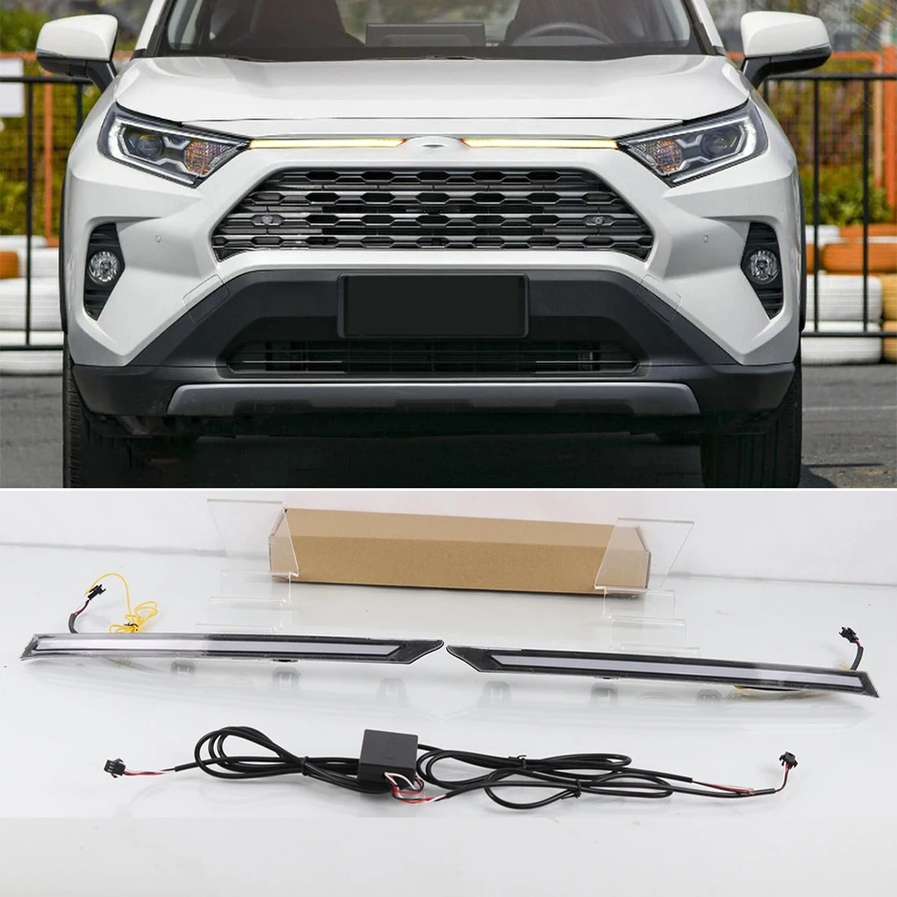 

Дневные ходовые огни для Toyota RAV4 2019 2020 2021, 2 шт.