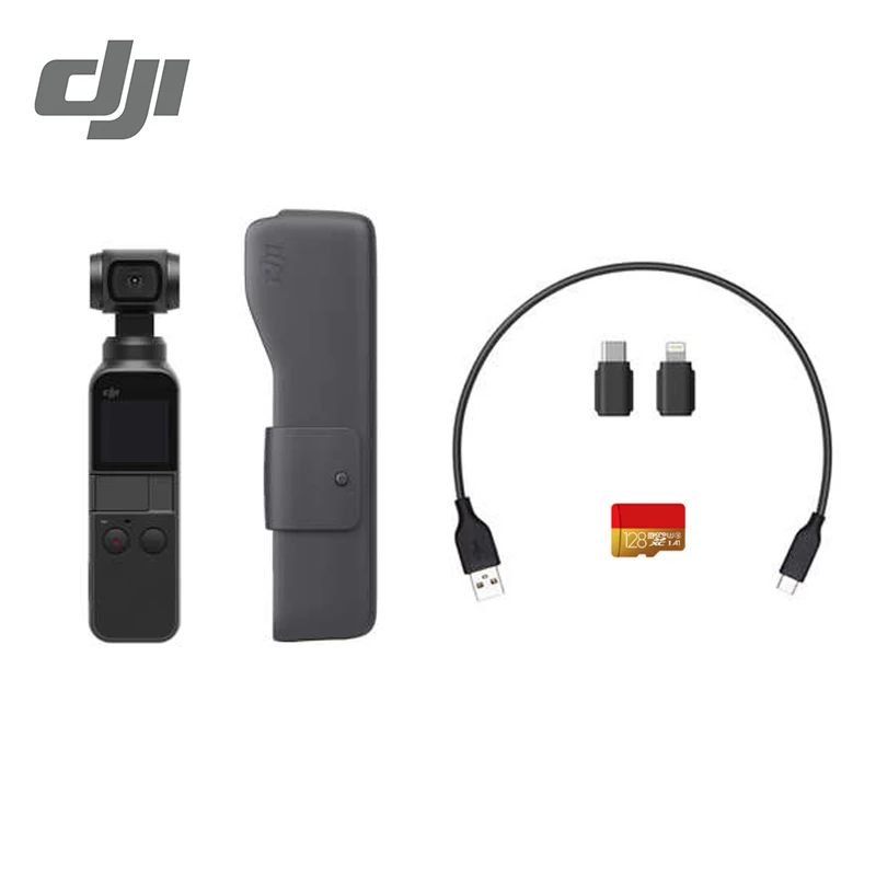 Standard With 128 G DJI Osmo карман самый маленький 3-осевая стабилизированная селфи! Успей купить! бренд в - Цвет: Standard With 128 G