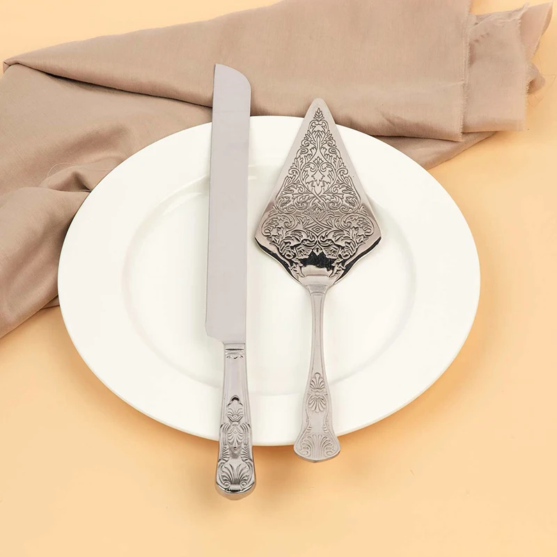 Набор ножей для свадебного торта из нержавеющей стали|Стойки| |