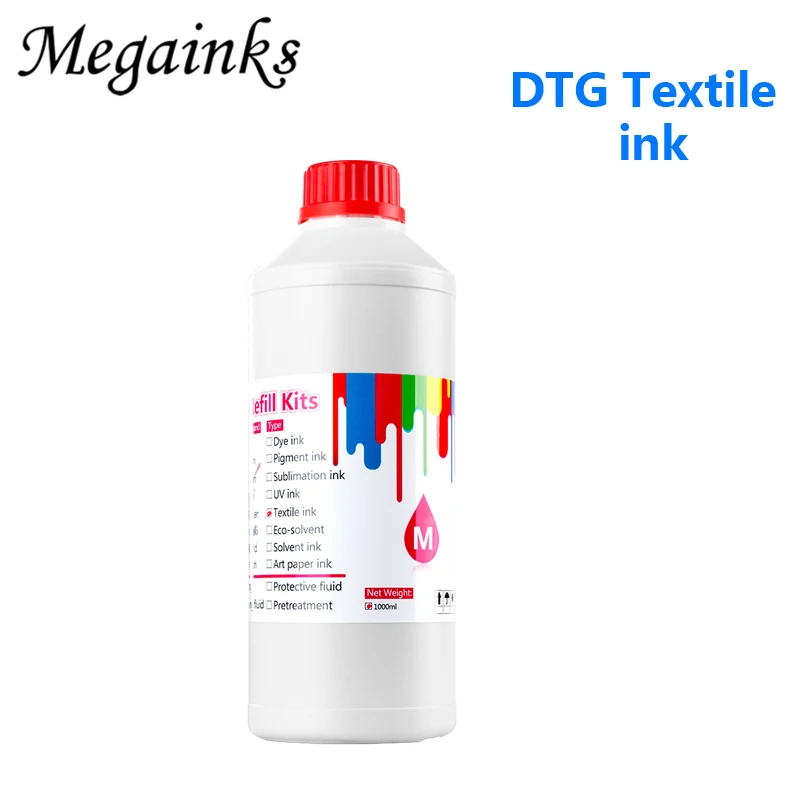 6*500 мл чернила для цифровой печати по ткани Roland Mimaki Mutoh DX3 DX4 DX5 DX6 DX7 головка A2 A3 A4 Dtg