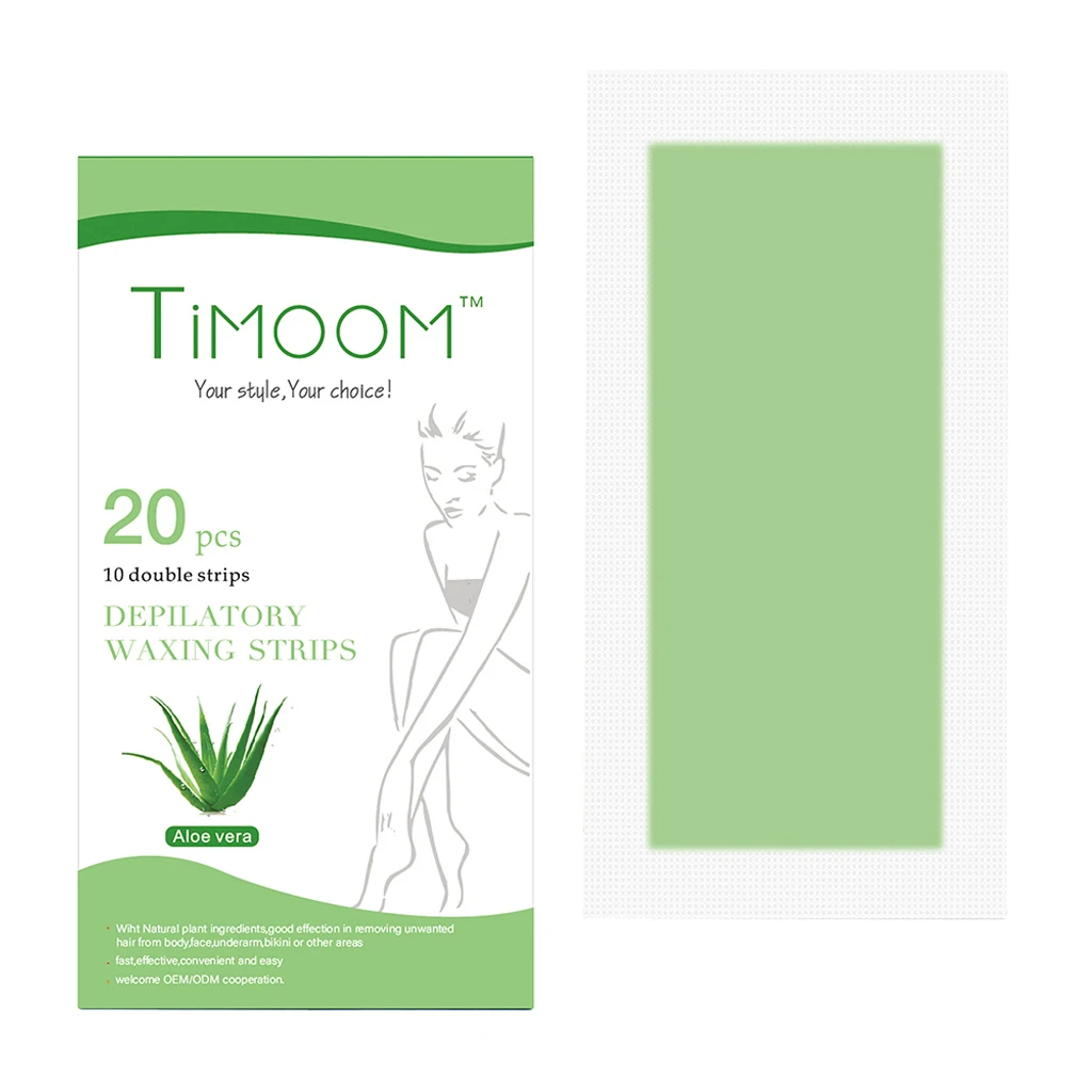 20 шт. восковые полоски для удаления волос |
