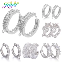juya diy basic hoop earring findings supplies fastener leverback bails earrings hooks material for fashion dangle earring making