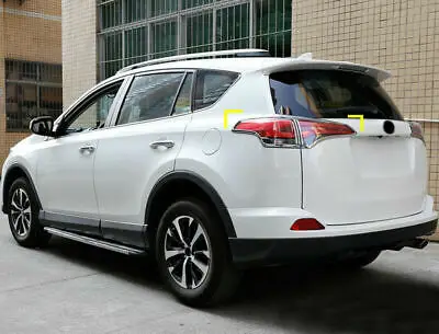 

4 шт., хромированные задсветильник фонари для Toyota RAV4 2016-2017